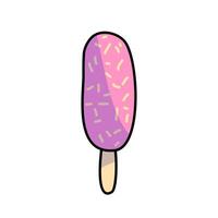 Summer flavor in every bite. Ice cold ice cream vector