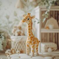AI generated The interior design of the child's room in boho style photo