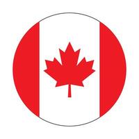 Canadá nacional bandera icono vector ilustración diseño