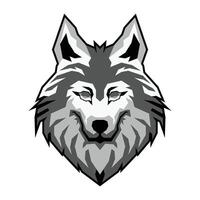 vector illustration of wolf head in geometric or low poly style perfect for t shirt design, hoodie, streetwear, clothing line and many more