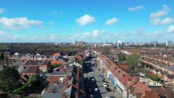 High Angle Footage of Central Coventry City Centre of England United Kingdom. March 30th, 2024 video