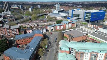 Aerial Footage of Central Coventry City Centre of England United Kingdom. March 30th, 2024 video