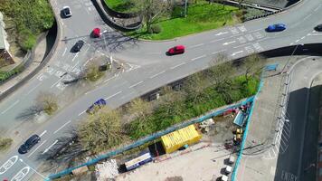 antenne beeldmateriaal van centraal Coventry stad centrum van Engeland Verenigde koninkrijk. maart 30e, 2024 video