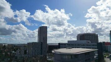 antenn antal fot av central coventry stad Centrum av England förenad rike. Mars 30:e, 2024 video