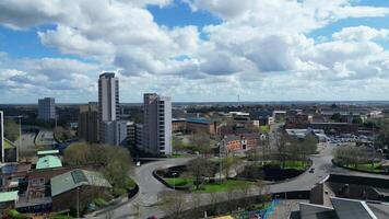 Aerial Footage of Central Coventry City Centre of England United Kingdom. March 30th, 2024 video