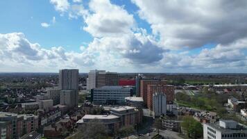 Aerial Footage of Central Coventry City Centre of England United Kingdom. March 30th, 2024 video