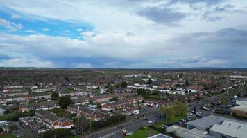 Aerial Footage of Residential District at Aylesbury Town of England United Kingdom. April 1st, 2024 video