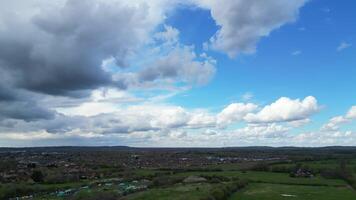 Aerial Footage of Residential District at Aylesbury Town of England United Kingdom. April 1st, 2024 video