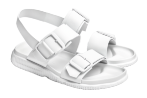 AI generated Elegant White Women's Sandals png