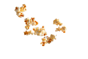 ai generato Popcorn noccioli popping png