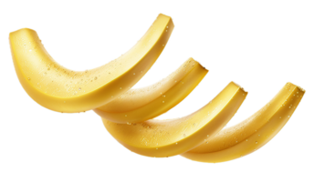 ai gerado bananas dentro diferente estágios do descascando png