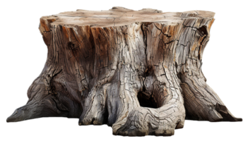 AI generated Ancient Tree Stump png
