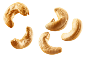 AI generated Cashew Nuts Floating png