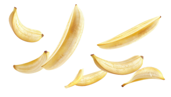 ai generiert Bananen im anders Stufen von Abschälen png