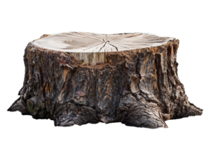 AI generated Ancient Tree Stump png