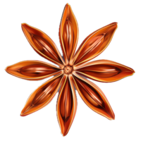 AI generated Star Anise Spice png