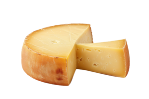 AI generated Swiss Cheese Wedge png