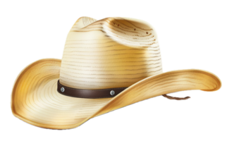 ai gegenereerd klassiek cowboy hoed PNG