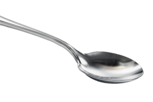 AI generated Shiny Silver Spoon png