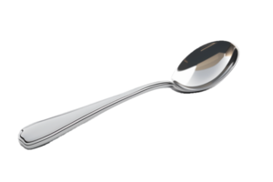 AI generated Shiny Silver Spoon png