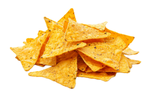 ai gegenereerd hoop van pittig tortilla chips PNG