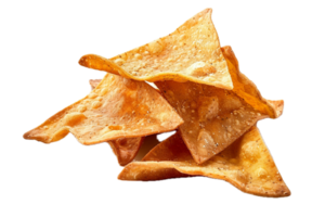 AI generated Heap of Spicy Tortilla Chips png