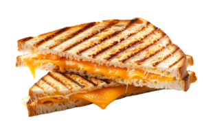 AI generated Grilled Cheese Sandwich with Melting Cheese png