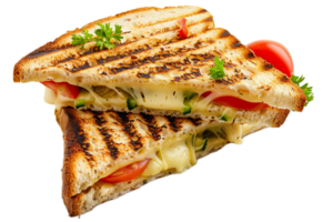 ai généré grillé fromage sandwich avec fusion fromage png