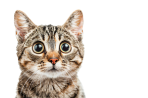 AI generated Surprised Cat with Open Mouth png