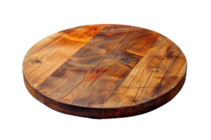 AI generated Round Wooden Cutting Board png