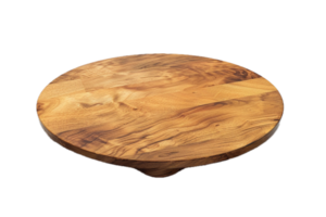 AI generated Round Wooden Cutting Board png