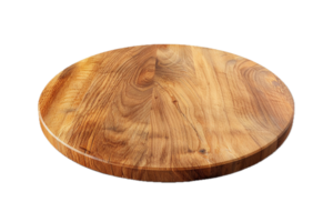 AI generated Round Wooden Cutting Board png