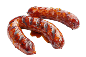 AI generated Grilled Sausages png