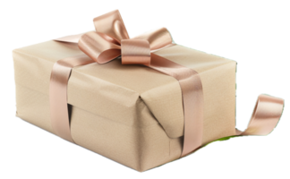 ai generiert umweltfreundlich Geschenk Box png