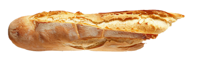 ai generiert frisch gebacken Französisch Stangenbrot png