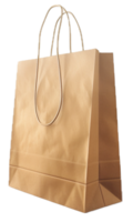 ai généré marron papier achats sac png