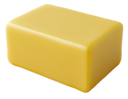 AI generated Block of Butter png