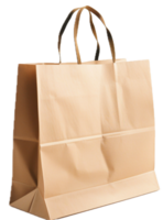 AI generated Brown Paper Shopping Bag png