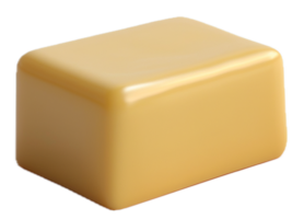 AI generated Block of Butter png