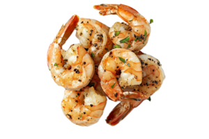 AI generated Cooked Shrimps png