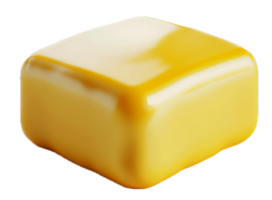 AI generated Block of Butter png