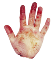 AI generated Detailed Human Palm Showing Lines and Textures png