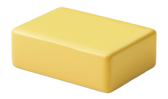 AI generated Block of Butter png