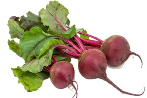 AI generated Fresh Beetroots with Leaves png