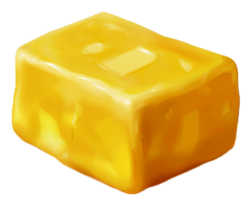 ai generiert Block von Butter png