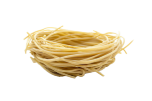 ai generado en forma de nido sin cocer pasta png