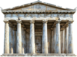 AI generated Ancient Greek Temple Facade png