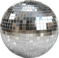 AI generated Classic Mirror Disco Ball for Dance Parties png