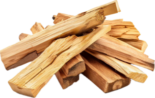 AI generated Pile of Natural Wood Kindling png