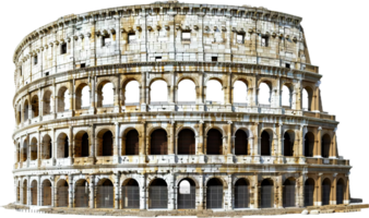 ai gegenereerd oude colosseum structuur PNG